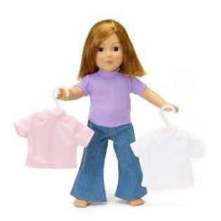  Doll Clothes/clothing Jeans and T shirt Basics Outfit   Fits American