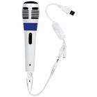   Wii Wired Karaoke Microphone Expandable With Cable & Splitter/Usb