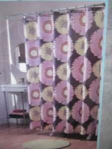   Designs Sunflower purple Fabric Shower Curtain 70 W X 72 L  