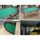    Texas Holdem 73 inch 8 person Poker Table with Folding Legs