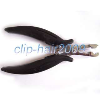   type Black Plier for Contected to Human Hair Extensions tools  