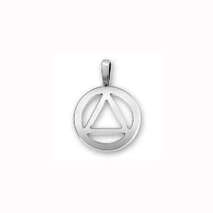 Charm Factory Pewter Triangle Pendant