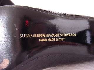 SUSAN BENNIS WARREN EDWARDS Crocodile Pump MINT vintage  