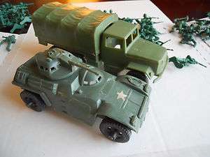 Vintage Toy Soldiers Plastic Soldiers Trucks Tanks Toys Plastice Toys 