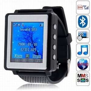  1.5 Inch Touch Screen Tri band Bluetooth Watch Phone Electronics