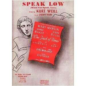 When You Speak, Love from ONE TOUCH OF VENUS with Mary Martin [Lyrics 
