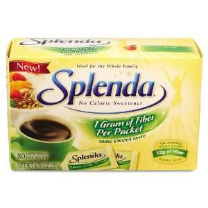  Splenda   No Calorie Sweetener with Fiber, 80 Packets/Box 