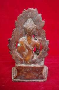 Antique Old Shakyamuni Buddha Statue Handmade In Nepal  