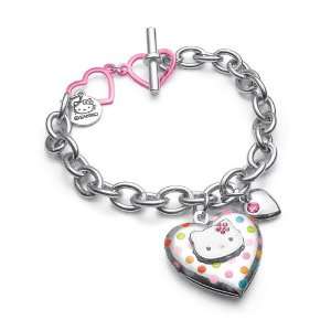  Hello Kitty Polka Dot Locket Bracelet Toys & Games