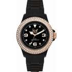 Whimsical Watches Milen Ice Skating Lover Black Leather Watch 7
