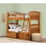 Dorel Bunk Bed Pine 