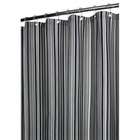 Watershed Strings Stripe Shower Curtain in Platinum