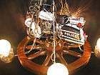 wagon wheel chandelier  