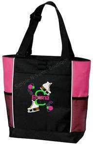 Personalized Adjustable Tote Bag Ice Figure Skating  