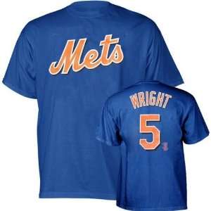  David Wright New York Mets Jersey Name and Number Royal Blue 
