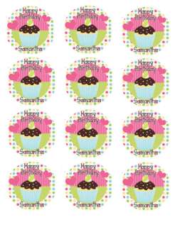 SWEET TREAT CUPCAKE Edible Topper Party Favor Supply  