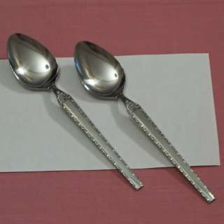   Soup Spoons Towle Supreme Cutlery Japan Table Scrolls Stainless  