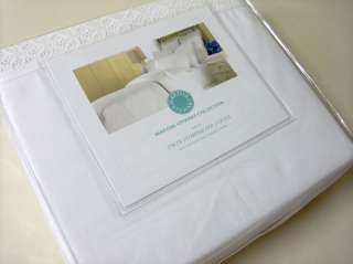 Martha Stewart Twin Duvet Comforter Cover Percale Cotton New  