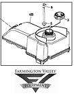 John Deere LA102,LA105,LA​110,LA115LA120​,LA125 Dash with throttle 