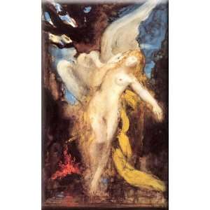  Leda 10x16 Streched Canvas Art by Moreau, Gustave