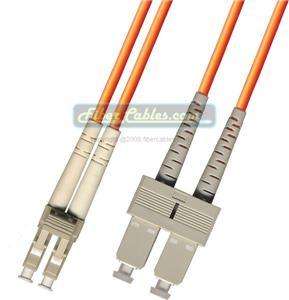 LC to SC fiber patch cable jumper cord, MM, duplex 3M  