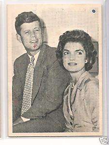 John F. Kennedy 1960s Trading Card from Kennedy Coll.  