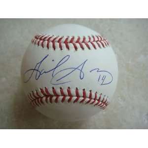 Gaby Sanchez Signed Baseball   Official Ml   Autographed Baseballs
