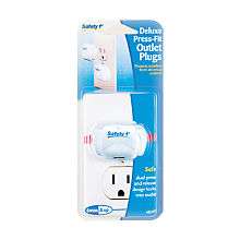 Safety 1st 8 Pack Deluxe Press Fit Outlet Plugs   Safety 1st   Babies 