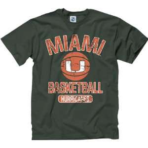 Miami Hurricanes Dark Green Youth Ballin T Shirt  Sports 