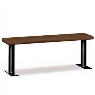 Salsbury Industries WOOD LOCKER BENCH 96 INCHES WIDE  DARK at  