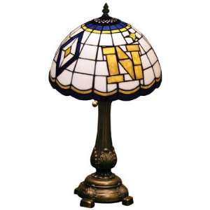  Navy Stained Glass Table Lamp