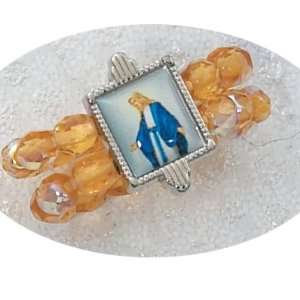   Stretch Ring with Miraculous Medal Picture (35 21)