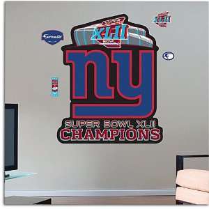  Giants Fathead SB Champions Logo