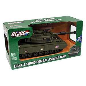 GI Joe Light & Sound Combat Assault Tank  Toys & Games  