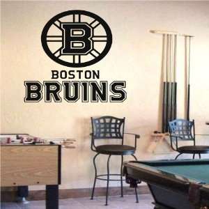 Wall Mural Vinyl Sticker Sports Logos Nhl boston Bruins (S510)  