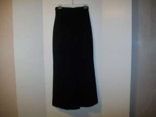 Yves Saint Laurent Long Straight Black Skirt Ladies Size 6 new  