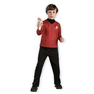  Star Trek Red Deluxe Child Costume Size 4 6 Small Toys 