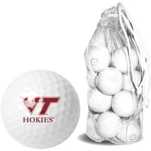  Virginia Tech Hokies NCAA 15 Golf Ball Clear Pack Sports 