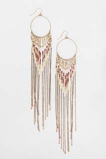 UrbanOutfitters  Seed Bead & Chain Duster Earring