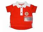 manchester united football club polo short sleeve t shirt red