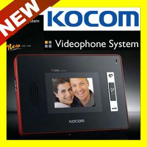 KOCOM Videophone system 3.5” Color LCD Hands free KCV 352 + Camera 