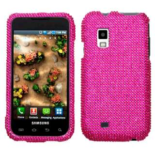BLING SnapOn Cover Case 4 Samsung MESMERIZE i500 Pink H  