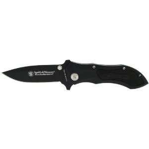 Smith & Wesson CK2BM Homeland Security Medium Drop Point Knife, Black