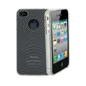 com Clear Circle Design TPU Crystal Skin Case for Apple iPhone 4 4th 