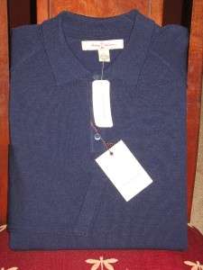 NWT NEW Mens TOMMY BAHAMA polo golf SHIRT~ L Large ~casual dress~SILK 