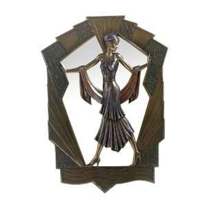  Art Deco Lady Standing Mirror