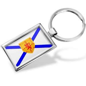 Keychain Nova Scotia Flag region Canada   Hand Made, Key chain ring
