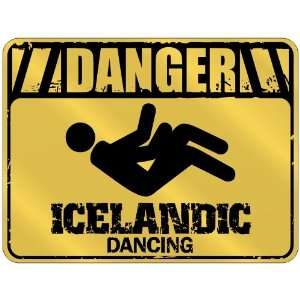 New  Danger  Icelandic Dancing  Iceland Parking Sign Country 