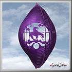 END OF TRAIL HORSE CIRCLE PURPLE Metal Wind Spinner NEW