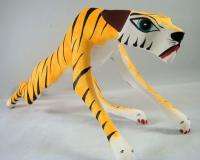 Tiger by Angel Ramirez Oaxacan Wood Carving  